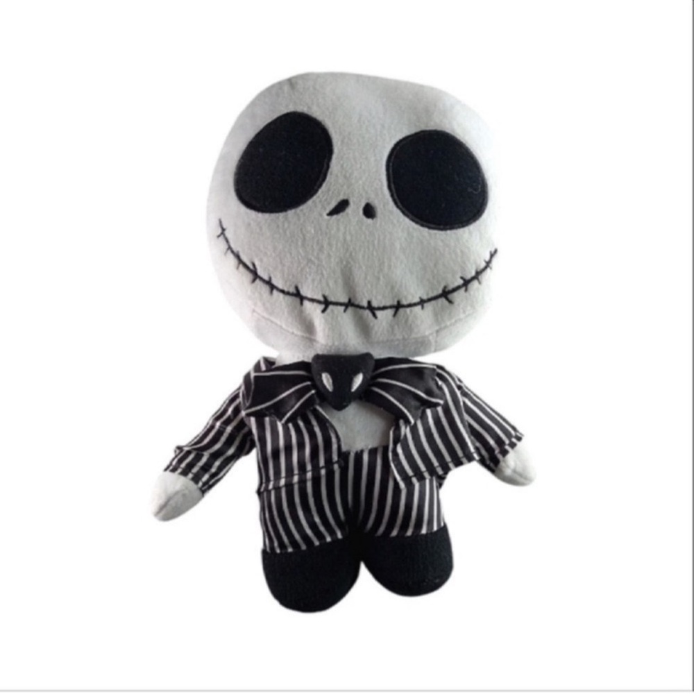Disney nightmare before Christmas Jack Skellington Plush Toy - Black and White